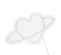Legami Neon Effect LED Light Up Sign Home Decoration Saturn 27 x 17.5 x 8 cm