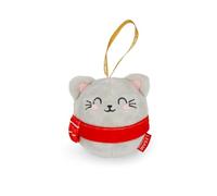 Legami - Oh-Oh-Ornaments Plush Christmas Ornament Kitty Christmas Ball Christmas Tree Hanging Polyester 9 x 10 x 4 cm