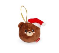 Legami - Oh-Oh-Ornaments Teddy Bear Christmas Tree Hanging Christmas Tree Decoration Polyester 9 x 10 x 4 cm
