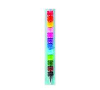 Legami Pack of 12 Stackable Coloured Dream Coloured Pencils - Teddy Bear