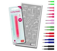 Legami Pen Refills for Lovely Friends Pen Range with Tinte Ink Envelope (Neon Pink (Single Pack))