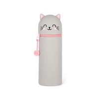 Legami 2 in 1 Soft Silicone Pencil Case - Kawaii - Bee, Yellow