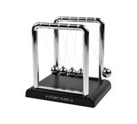 LEGAMI Pendulum, 9x9 cm, in ABS and Steel, Object from Perpetual, Demonstrates 3 Laws on Newton's Motion, Relaxing, Creative and Concentration, Metal, Multi-Coloured, S