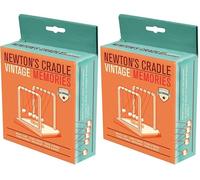 Legami Pendulum, 9x9 cm, in ABS and Steel, Perpetual Object, Demonstrates 3 Laws on Newton's Motion, Relaxing, Creative and Concentration, Multicolor, S (Pack of 2)