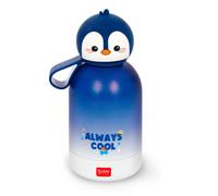 Legami - Hot & Cold BFF Thermos Bottle for Children, Penguin Theme, in Stainless