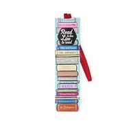LEGAMI Plastic BOOKMARK with Elastic Band, 18.5 x 4.5 cm, 10.0 grams, READ TO LIVE
