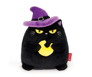 Legami - Plush Super Soft Halloween!,Kitty Theme, Mini Size, Stands Alone, with ID, Gift Idea; 14 x 17 cm