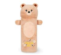 Legami - Super Soft Pencil Case, Teddy Bear Theme, Soft Pencil Case, Card with C
