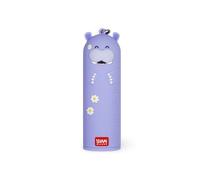 Legami - Portable Charger - My Super Power, Charges 2 Devices Simultaneously, USB Type C Cable Included, Portable Power Bank, Diameter 3.5 cm, Height 11.8 cm, Hippo