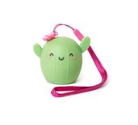Legami - Mini Handsfree and Wireless Speaker, Pump Up The Volume, 5.8 x 5 cm, External Rubber Coating, Plastic Interior, Cactus Theme, Remote Selfie