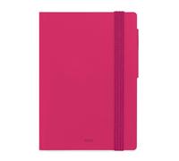 Legami - Raspberry 2026 Small Daily Planner 12 Months, Elastic Closure, Diary from January 2026 to December 2026, in FSC Certified Paper, 9.5 x 13.5 cm