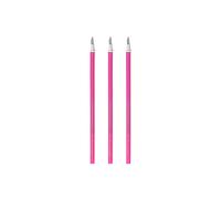 Legami Refill for Erasable Gel Pen, Set of 3 Refills, 13 cm Height, Pink Thermosensitive Ink, 0.7 mm Tip