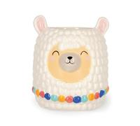 LEGAMI Scented Wax Candle - Animal Theme with 40 Hrs Scent - Cotton Wick - Lime Blossom & Vanilla Scent (Llama)