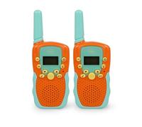 Legami - Set of 2 Walkie Talkies with 8 Channels, Transmission of up to 3-5 km in Open Space, Adjustable Volume, Radio for Remote Communication, 4 x 14 x 2 cm
