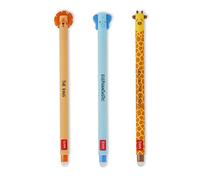 Wild Savannah Set Of 3 Erasable Gel Pens