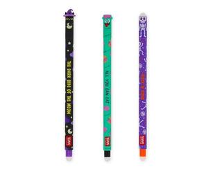 LEGAMI - Set of 3 Erasable Gel Pens - The Boo Crew - Limited edition