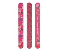 Legami - Set of 3 Nail Files, Flowers Theme, Nails Before Males, 3 Files Suitable for Shortening, Filing and Shaping All Types of Nails, for Precise Manicure, 2 x 18 cm