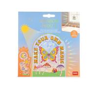 Legami Set of 4 Electrostatic Suncatchers for Window Rainbow Maker, Repositionable, Reusable, No Mark, 15 x 15 cm