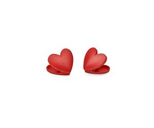 Legami - Set of 6 Clip Close Package, 4.5x4 cm, Heart Theme