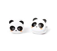 Legami Clips - Set of 6 for Closing Packages - 4 x 3.2 cm - Panda Theme