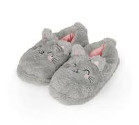 Legami - Slippers - Kitty Medium - Cosy Slippers, grey, 35/38 EU