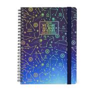Legami - Spiral Weekly Diary 2025-2026, Stars, 16 Months Large, Diary from September 2025 to December 2026, Elastic Closure, FSC Certified Paper, 15 x 21 cm