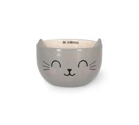 Legami - Stoneware Mug for Cereals Good Morning! Kitty Theme, Breakfast Cup, Microwave-Safe, Dishwasher Safe, Capacity up to 400 ml, 12 x 9 cm