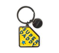Legami Enamel Key Chain - What a Key Ring - Super Daddy, none
