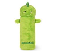 Legami - Super Soft Pencil Case, Dinosaur Theme, Soft Case, Cardboard with Drawing to Colour Included, 100% Polyester, Super Soft Case.