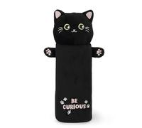 Legami - Super Soft Pencil Case, Kitty Theme, Soft Case, Cardboard with Drawing to Colour Included, 100% Polyester, Super Soft Case.