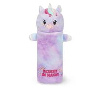 Legami - Super Soft Pencil Case, Unicorn Theme, Soft Pencil Case, Card with Colo