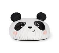 Legami - The Shower Must Go On Shower Cap, Reusable Waterproof, Elastic Edge, One Size, EVA Material, Panda Theme