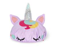 Legami - The Shower Must Go On Shower Cap, Reusable Waterproof, Elastic Edge, One Size, EVA Material, Unicorn Theme