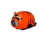 Legami - Tiger Theme Bicycle Front Light with Bell Adjustable Strap, 3 Light Modes, 5 Sound Modes, Type-C Cable Included, Rechargeable, Water Resistant