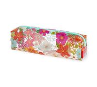 Legami , Transparent Unisex Adult Pencil Case, Flowers, One Size