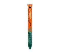 LEGAMI - Two Tone Click & Clack Pen, Blue and Orange Ink, Ideal for School, Office, Cute Tiger Design, Gift Idea for Children Adults, 1 mm Tip Diameter