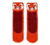 LEGAMI Unisex Calze Antiscivolo Non-Slip Socks, Red Panda, 35-42