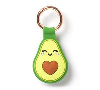 LEGAMI Unisex Key Ring for Airtags Keychain for AirTag, 3.8X5 cm, Silicone and Metal, Heart Theme, Customize your Device, Protects without Affecting the Signal