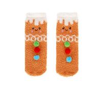 Legami Unisex Kid's Calze Antisciolo Non Slip Socks, Gingerbread, 26-34