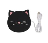 Legami - USB Cup Warmer, Warm it up, Kitty Theme, Ideal for Cups and Cups with Flat Bottoms, USB Type-C Input