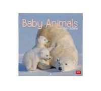 Legami - Wall Calendar 2026, Baby Animals, Large Wall Calendar, 12 Months and Year Planner in 6 Languages, Space for Notes, Zodiac Signs, International Holidays, 30 x 29 cm