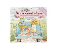 Legami - Wall Calendar 2026, Home Sweet Home, Large Wall Calendar 12 Months and Year Planner in English, Space for Notes, Zodiac Signs, International Holidays, 30 x 29 cm