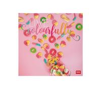 Legami - Wall Calendar 2026, Live Colourfully, Large Wall Calendar, 12 Months and Year Planner in 6 Languages, Space for Notes, Zodiac Signs, International Holidays, 30 x 29 cm