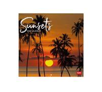 Legami - Wall Calendar 2026, Sunsets, Large Wall Calendar 12 Months and Year Planner in 6 Languages, Space for Notes, Zodiac Signs, International Holidays, 30 x 29 cm