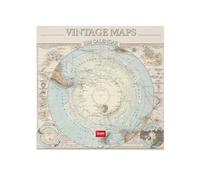 Legami - Wall Calendar 2026, Vintage Maps, Large Wall Calendar, 12 Months and Year Planner in 6 Languages, Space for Notes, Zodiac Signs, International Holidays, 30 x 29 cm