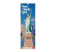 Legami - Wall Calendar 2027, New York, Small Wall Calendar, 12 Months and Yearly Planner, in 6 Languages, Space for Notes, Zodiac Signs, International Holidays, 16 x 49 cm