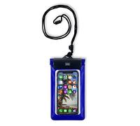 Legami - Waterproof Case for Smartphone, Practical Removable Lanyard, Airtight Closure, Transparent and Ultra Thin Window, for Max 6.5 Inch Screen, Touch Screen Sensitivity, 10.5 x 22 cm