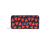 Legami Women's, Wallet, 20x10 cm, Heart Theme, with 3 Compartments, 12 Card, 2 Larger Banknotes Pockets and a Zip Coin Purse, One Size