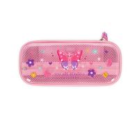 Legami - Wonderwow Pencil Case, Butterfly Theme, 2 Compartments and Inner Pen Holder, Inner Compartment with Mesh Fabric, Zip Closure, 23 x 11 x 5 cm
