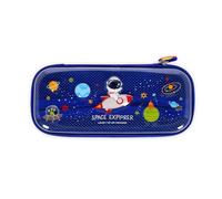 Legami - Wonderwow Pencil Case, 2 Compartments and Pen Holder Inside, Mesh Compartment, Zipper Closure, 23 x 11 x 5 cm